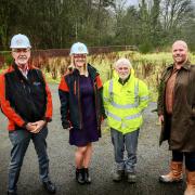 Work has begun on the new homes at Glan-yr-Afon Court