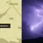 A yellow weather warning for thunderstorms have been issued for South Wales