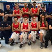 IMPRESSIVE: St Joseph’s boxers and coaches after their impressive Welsh championships