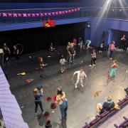 Drop-in have-a-go workshops were offered following the World Circus Day show