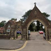 St Woolos Cemetery's main entrance is closed