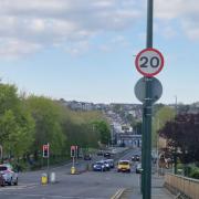 20mph sign in Gwent