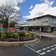 A general view of Cwmbran bus station.