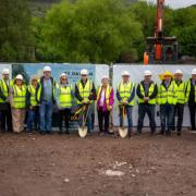 Work has begun on a flagship 'later living' scheme in Risca on the former Ty Darran care home site