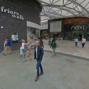 The alleged assault took place at Friars Walk shopping Centre in Newport