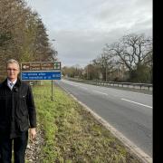 Monmouth MP David Davies says a recent accident has highlighted an 'urgent need' to publish a safety report on the A40 near Raglan