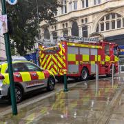 Fire crews were spotted in Newport city centre on Tuesday morning - here's why