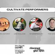 Four performers will take part in the summer CULTIVATE event