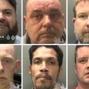 Top row, from left to right, Lloyd Williams, Andrew Perry and Russell Brookman. Bottom row, from left to right, Joshua Camplin, Luther Ryan and Nathan Southway.