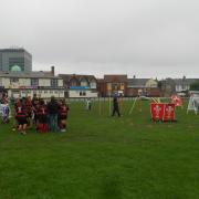 Street Rugby at Rodney Parade