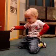 A youngster discovering our Chartist heritage at Newport Museum