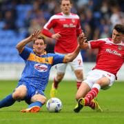 GOOD DAY: Regan Poole made his County debut in the 0-0 draw at Shrewsbury in September