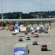 The Second Severn Bridge toll booths on the M4. (37145460)