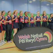 Haberdashers' Monmouth School for Girls netball team who are champions of Wales