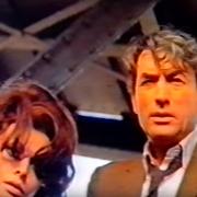 DRAMA: Sophia Loren and Gregory Peck on Crumlin viaduct in the film 'Arabesque'