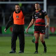INJURY BLOW: Zane Kirchner is helped from the field after dislocating his shoulder against Connacht