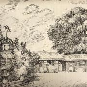 SKETCH: The stables, Llanfihangel Gobion