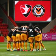 TOGETHER: Newport County take on Cheltenham Town in tonight's Checkatrade Trophy second-round tie at Whaddon Road