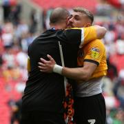 FAREWELL: Dan Butler and Newport County.were so close to winning promotion at Wembley last month