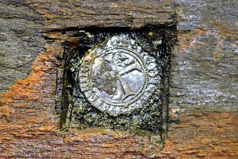 FIND: small French silver coin from 1447 found in niche carved in the timbers gave a clue as to the age of the ship