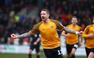 HEADACHE: Scot Bennett, one of Newport County's top performers so far this season, is one of five Exiles players out of contract on June 30