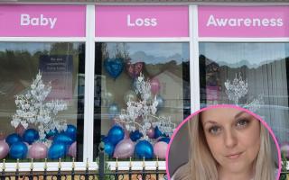 Sarah Davies-Hope remembers daughter seven years on with tree display