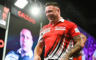 Gerwyn Price enjoys support from home crowd
