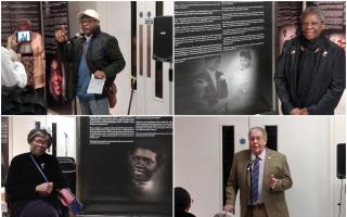 The launch of the 'Windrush Cymru – Our Voices, Our Stories, Our History' exhibition.