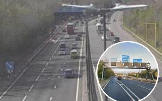 Junction 25 off the M4 has been closed until Wednesday.