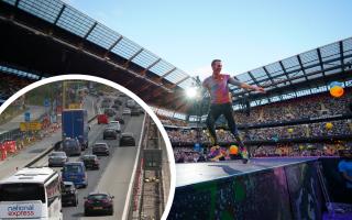 Traffic on the M4 is set to be affected by road closures in Cardiff for the Coldplay concerts this week.