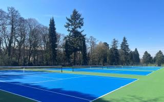Tredegar Park tennis courts re-open after refurbishment