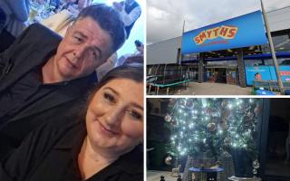 Stephen and Sophie Shuttleworth have hailed the Christmas saviour at Smyths Toys Maesglas