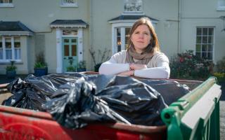 Ms Llewelyn worries a 240-litre wheelie bin will 'attract rats'