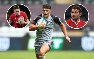 BRAVE: Ewan Rosser shares the bravery of Wales greats Liam Williams and Leigh Halfpenny to be a hit at full-back, says Dai Flanagan