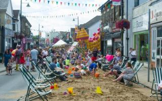 The beach party was originally held in Blackwood, but since the pandemic, it has been held in Risca