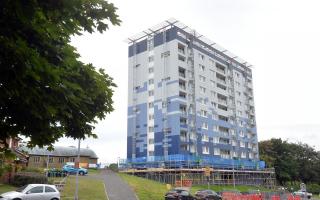 File photo showing the Hillview flats in the Gaer, Newport, in 2018. Picture: www.christinsleyphotography.co.uk