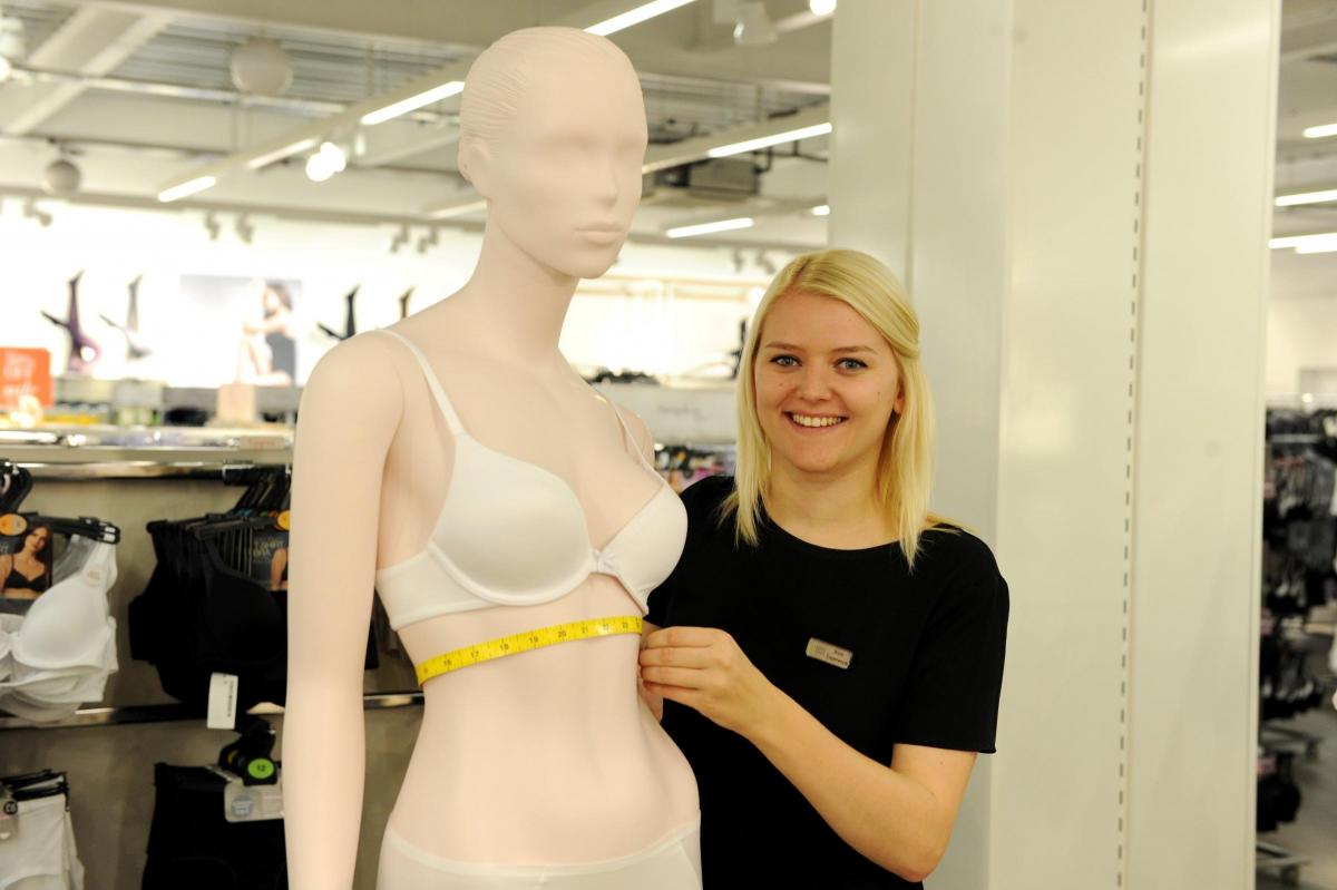 WORK EXPERIENCE: Our reporter tries fitting bras