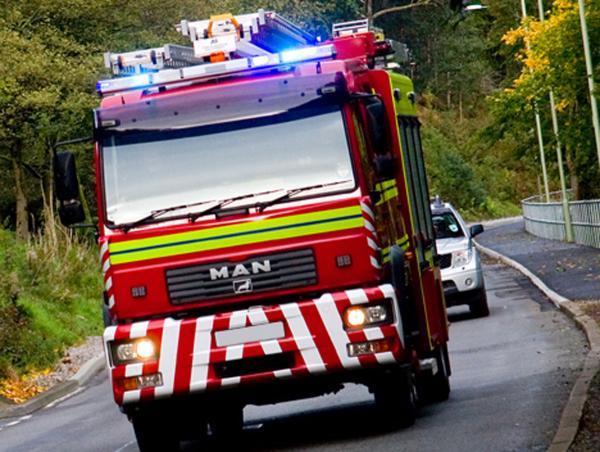 BARN FIRE: A number of animals died after the blaze in Tredegar