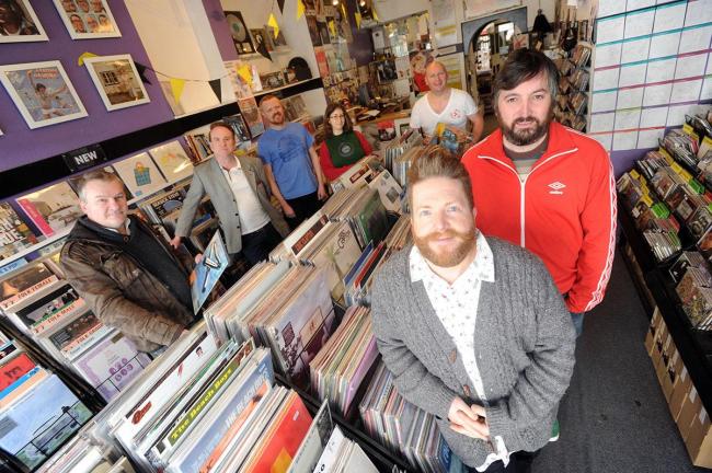 PLANNING: Members of Newport Rises and Diverse Records are preparing for this year’s Record Store Day