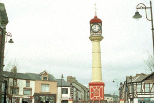 Tredegar town clock