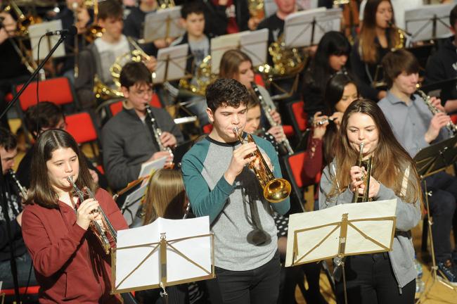 IN TUNE: Rehearsals for the Gwent Music Chistmas Musical Extravaganza at Newport Centre