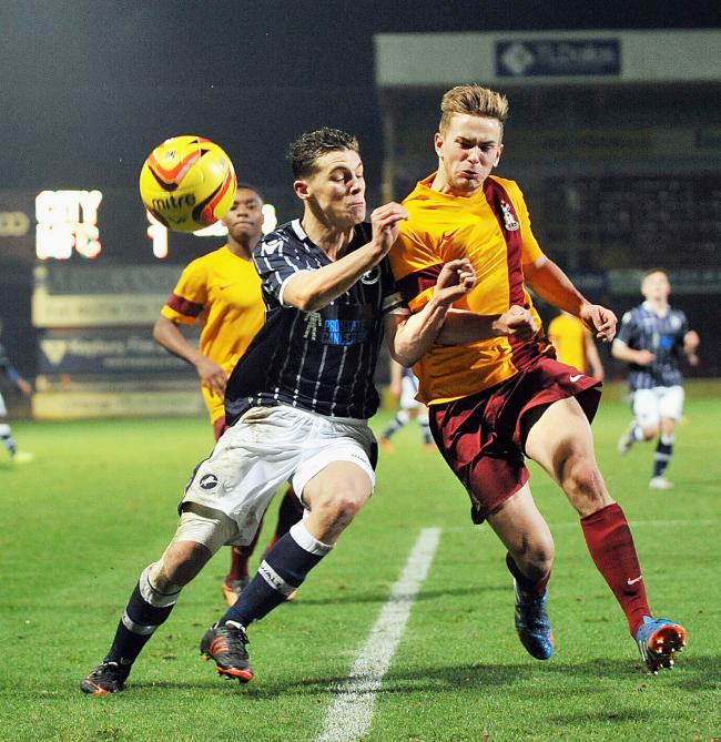 TARGET: Millwall defender Sid Nelson, left, could be heading to Newport County on loan