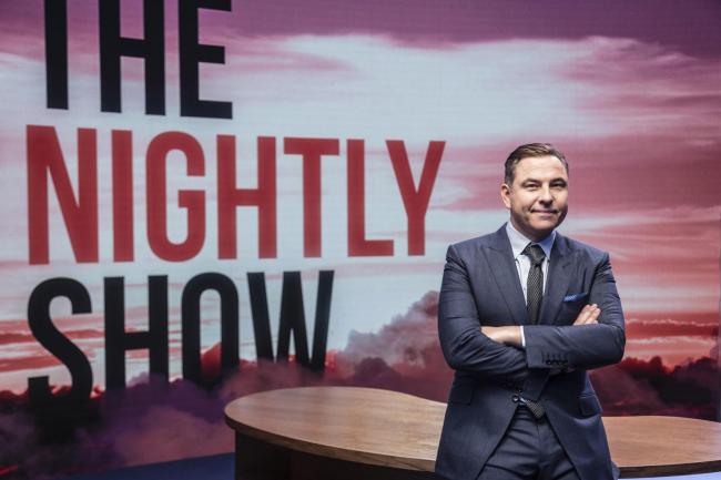 From Second Act Productions The Nightly Show on ITVPictured: Host David Walliams.This photograph is (C) ITV Plc and can only be reproduced for editorial purposes directly in connection with the programme or event mentioned above. Once made available by IT