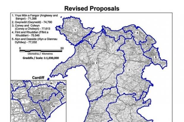 PARLIAMENT: Revised plans by the Boundary Commission for Wales to reduce the number of Welsh MPs by 11 to 29.