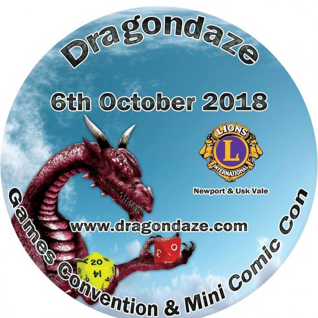 Logo for Dragondaze game and comic con 2018