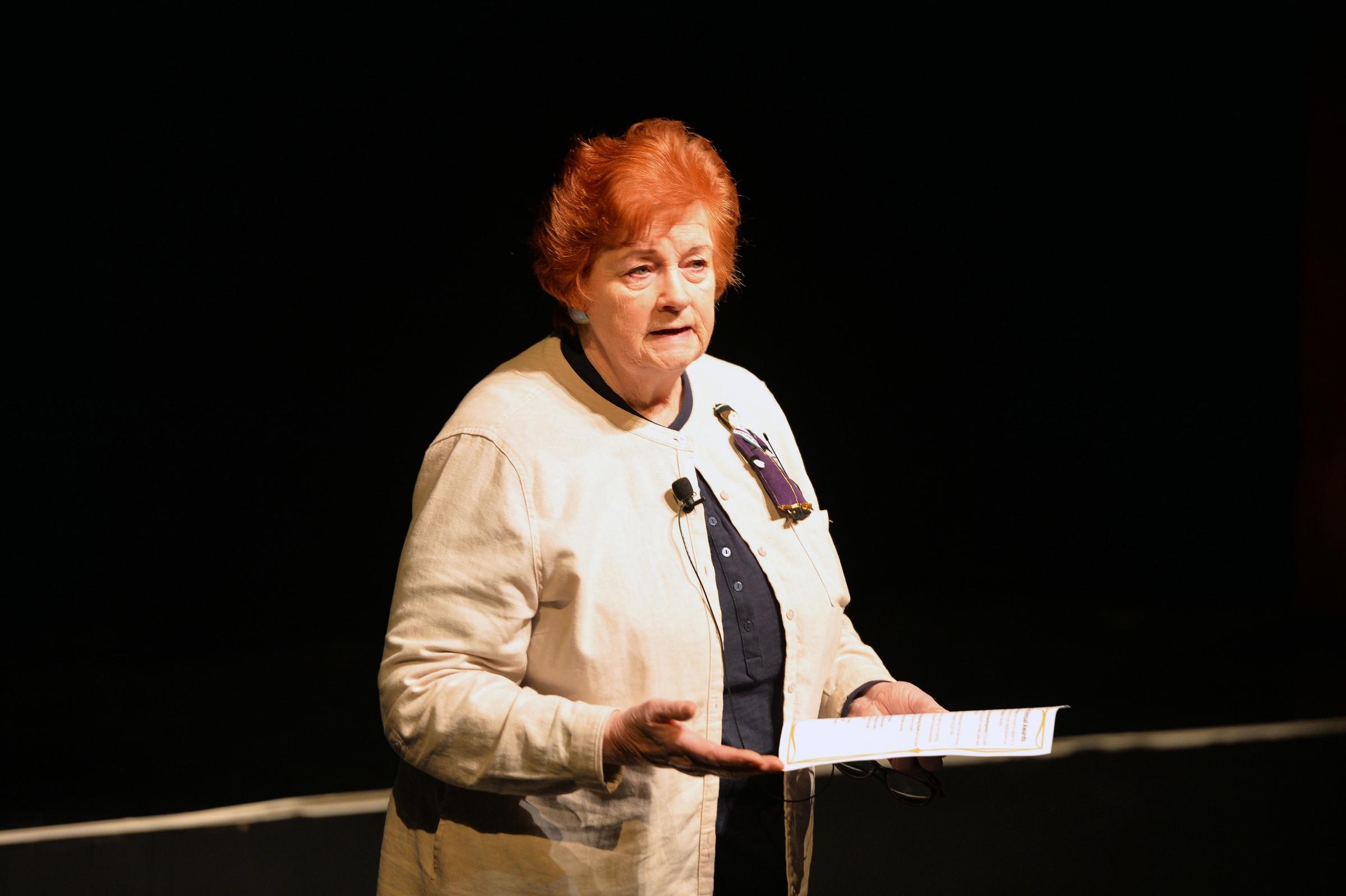 Dame Rosemary Butler launches the Newport Womens Forum bursary at the Intrenational Womens Day in the Riverfront, Newport . .www.christinsleyphotography.co.uk.