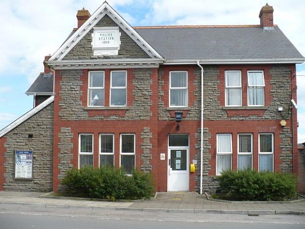 South Wales Argus: Bedwas police station